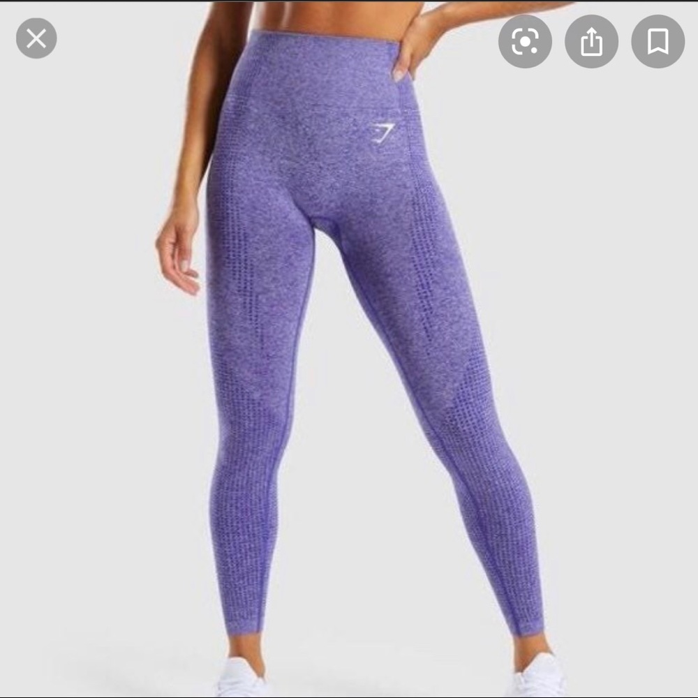 Purple Gymshark vital seamless leggings